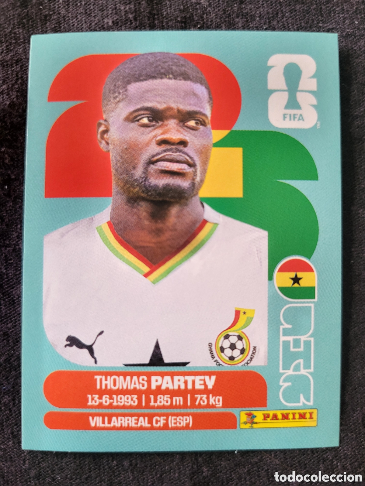 Cromos de F&uacute;tbol: GHA 10 Thomas Partey [Sticker] / FIFA World Cup 2026