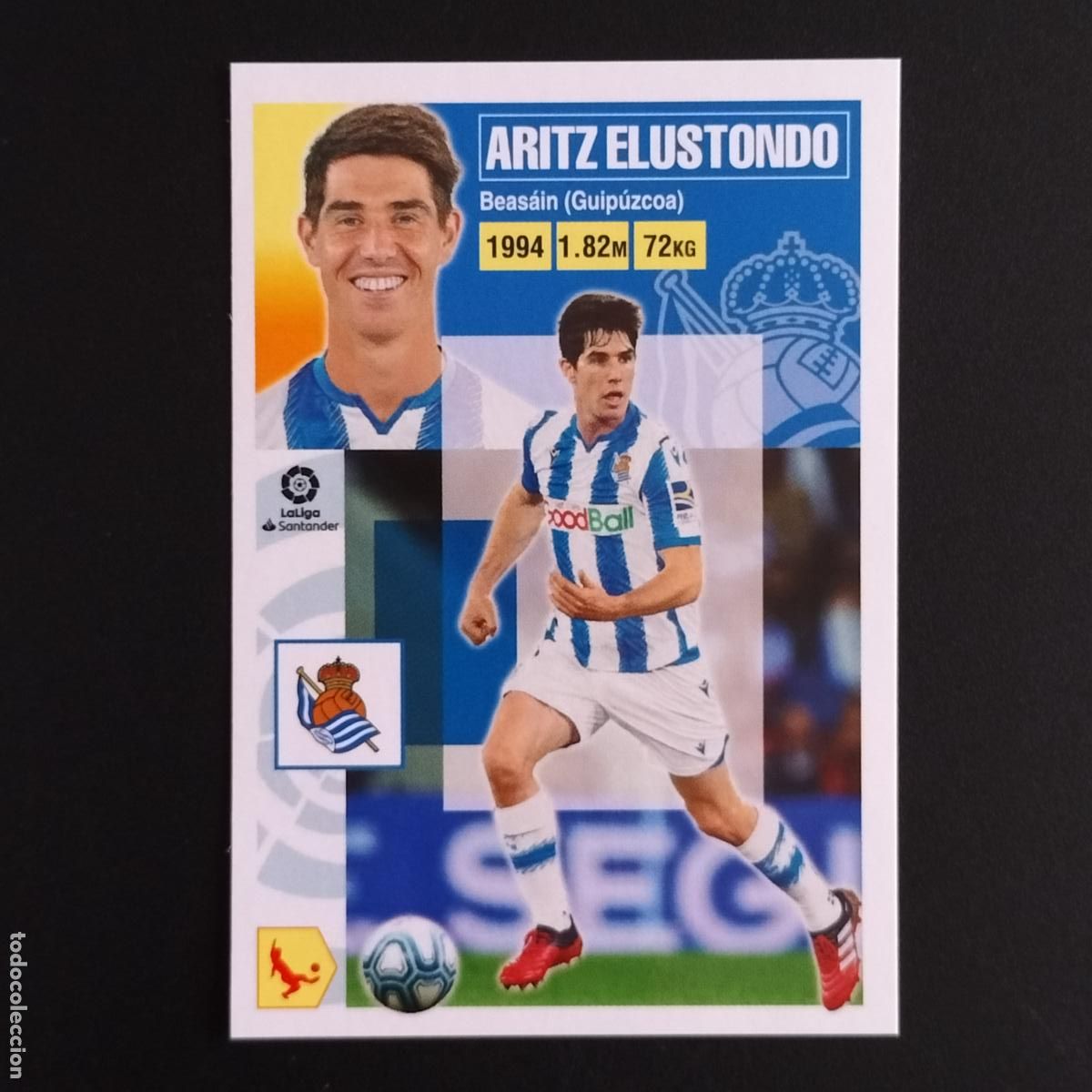 Cromos de F&uacute;tbol: N&ordm; 5 ARITZ ELUSTONDO REAL SOCIEDAD CROMOS LALIGA SANTANDER ESTE 2020 2021 20 21 LIGA PANINI
