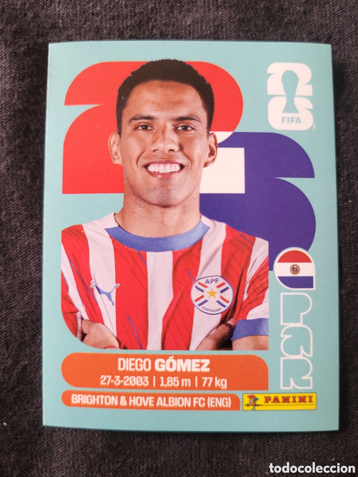 Cromos de F&uacute;tbol: PAR 10 Diego Gomez [Sticker] / FIFA World Cup 2026