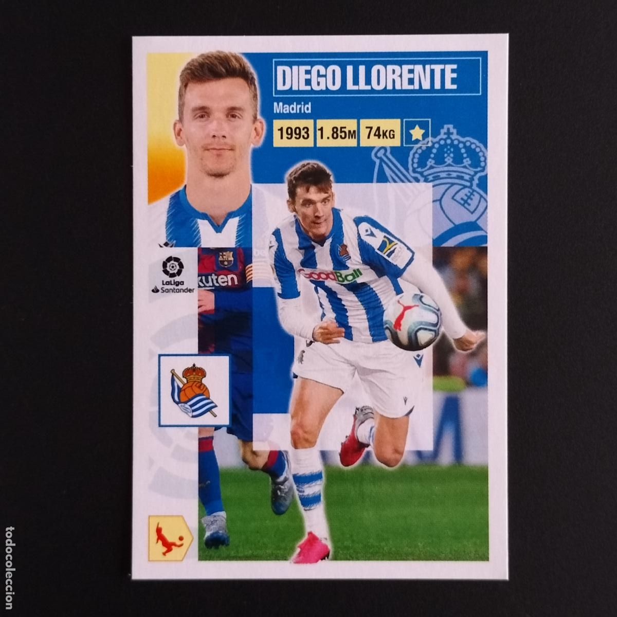 Cromos de F&uacute;tbol: N&ordm; 6 A DIEGO LLORENTE REAL SOCIEDAD CROMOS LALIGA SANTANDER ESTE 2020 2021 20 21 LIGA PANINI