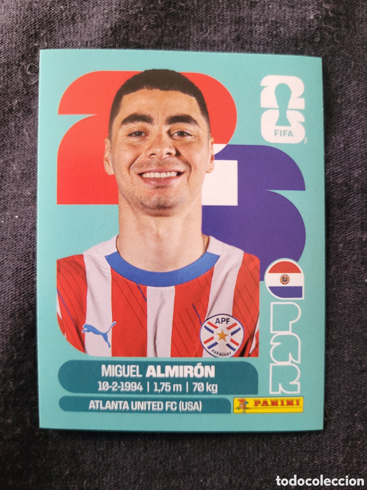 Cromos de F&uacute;tbol: PAR 17 Miguel Almiron [Sticker] / FIFA World Cup 2026