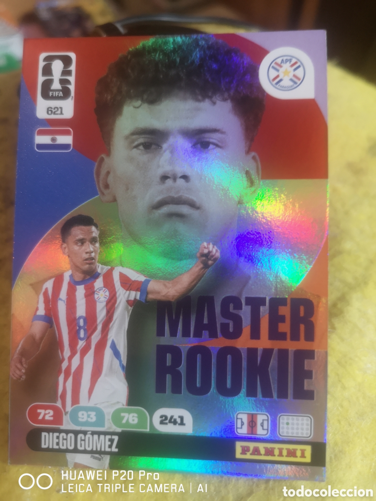 Cromos de F&uacute;tbol: ADRENALYN FIFA WORLD CUP 2026 MASTER ROOKIE DIEGO GOMEZ - 621