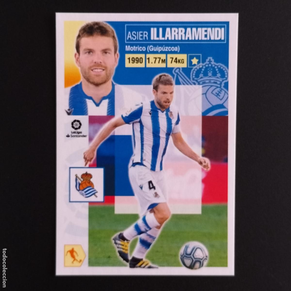 Cromos de F&uacute;tbol: N&ordm; 9 ASIER ILLARRAMENDI REAL SOCIEDAD CROMOS LALIGA SANTANDER ESTE 2020 2021 20 21 LIGA PANINI