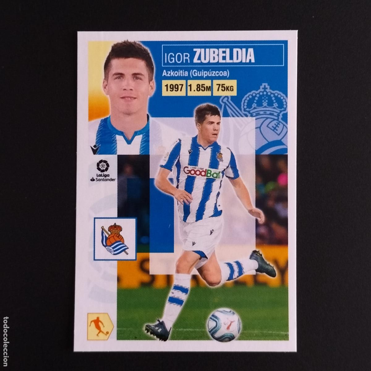Cromos de F&uacute;tbol: N&ordm; 10 IGOR ZUBELDIA REAL SOCIEDAD CROMOS LALIGA SANTANDER ESTE 2020 2021 20 21 LIGA PANINI
