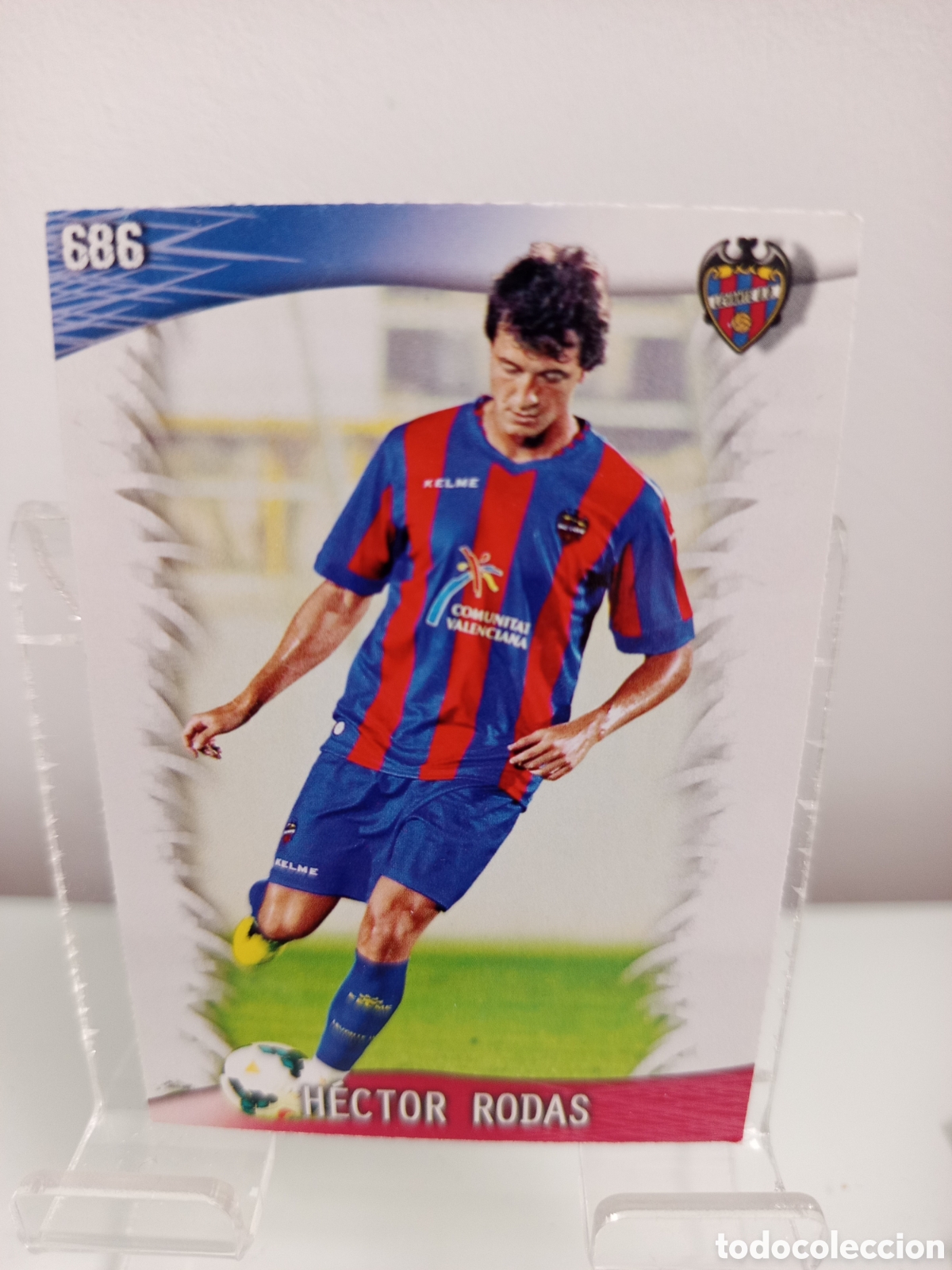 Figurine di Calcio: ❇️ CROMO ⚽ H&Eacute;CTOR RODAS LEVANTE 686 FICHAS LIGA QUIZ GAME 2014 13 14 2013 MUNDICROMO ❇️