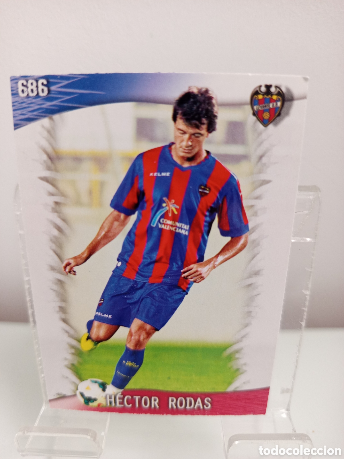 Figurine di Calcio: ❇️ CROMO ⚽ H&Eacute;CTOR RODAS LEVANTE 686 FICHAS LIGA QUIZ GAME 2014 13 14 2013 MUNDICROMO ❇️