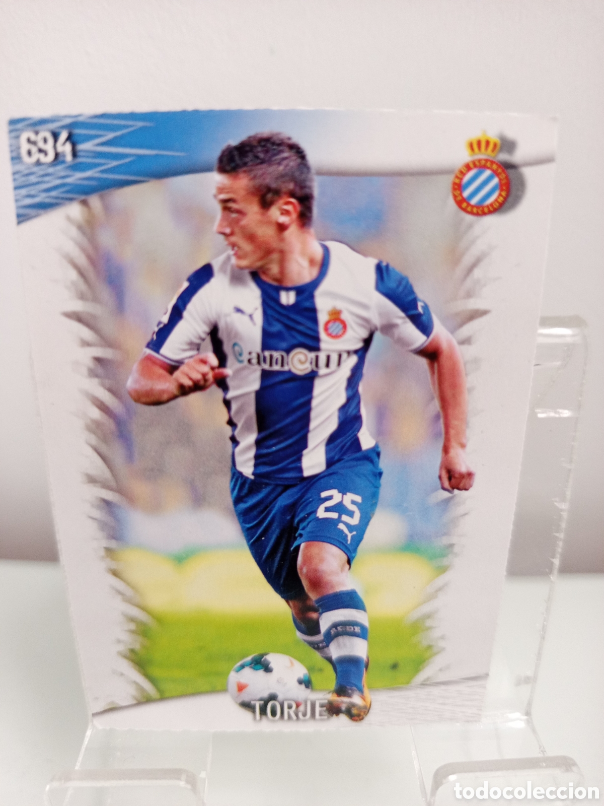 Cromos de Futebol: ❇️ CROMO ⚽ TORJE ESPA&Ntilde;OL 694 FICHAS LIGA QUIZ GAME 2014 13 14 2013 MUNDICROMO ❇️