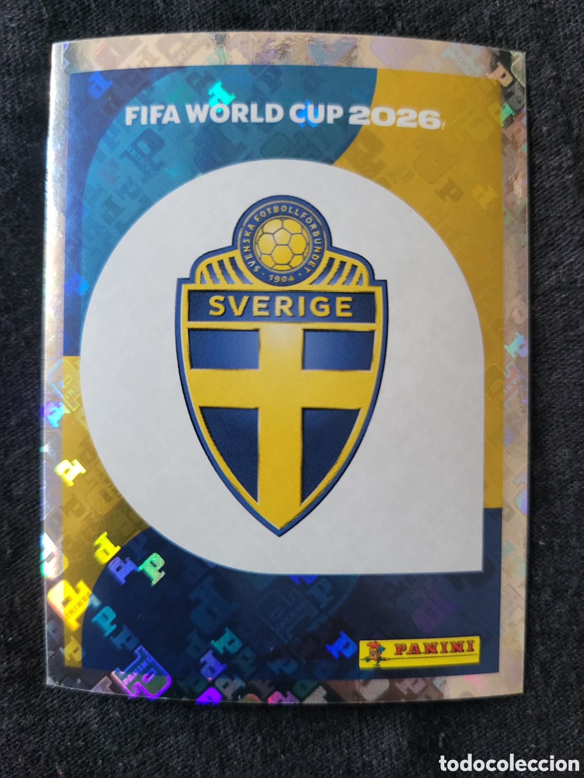 Cromos de Futebol: SWE 1 Suecia [Escudo, Sticker] / FIFA World Cup 2026