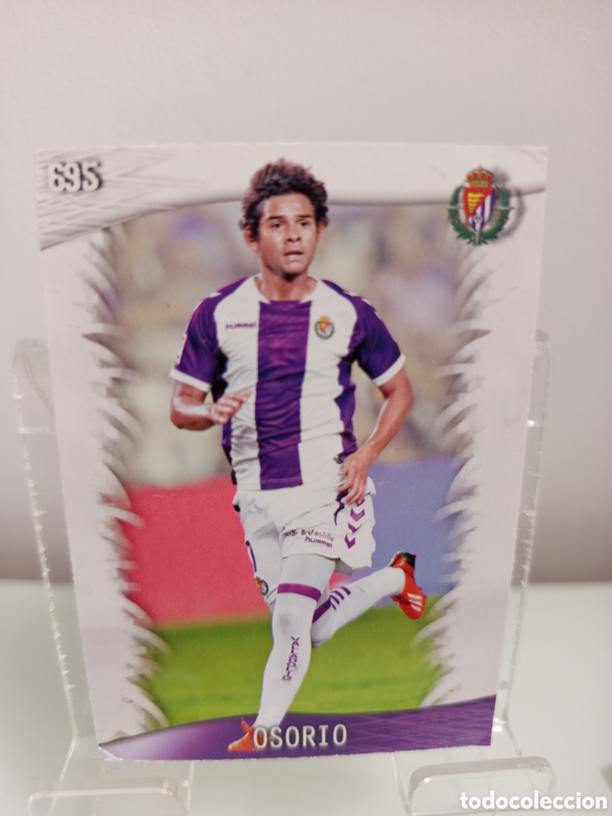 Cromos de Futebol: ❇️ CROMO ⚽ OSORIO VALLADOLID 695 FICHAS LIGA QUIZ GAME 2014 13 14 2013 MUNDICROMO ❇️