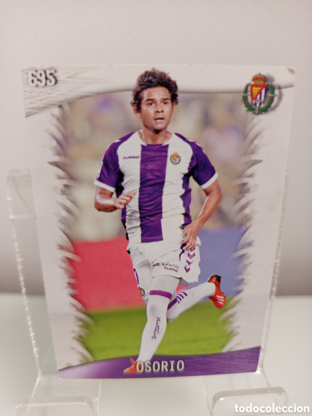 Cromos de Futebol: ❇️ CROMO ⚽ OSORIO VALLADOLID 695 FICHAS LIGA QUIZ GAME 2014 13 14 2013 MUNDICROMO ❇️