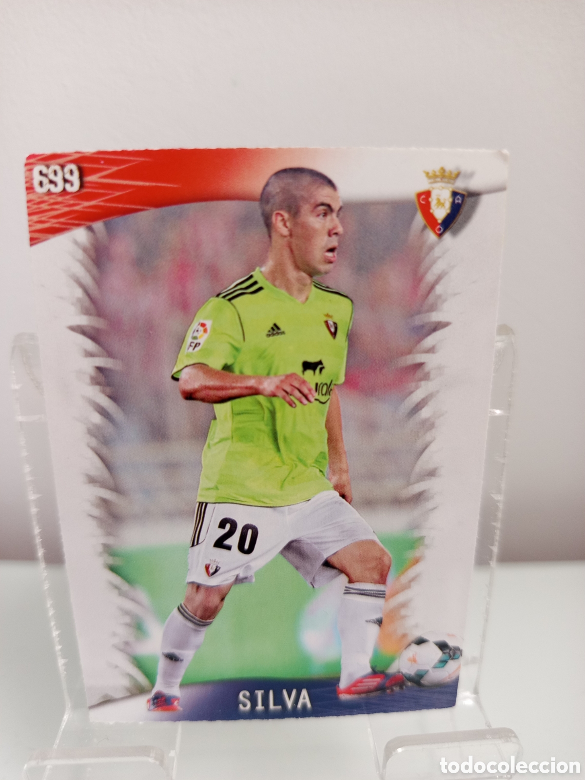 Cromos de Futebol: ❇️ CROMO ⚽ SILVA OSASUNA 699 FICHAS LIGA QUIZ GAME 2014 13 14 2013 MUNDICROMO ❇️