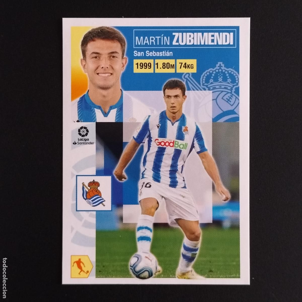 Football Stickers: N&ordm; 12 B ZUBIMENDI REAL SOCIEDAD CROMOS LALIGA SANTANDER ESTE 2020 2021 20 21 LIGA PANINI