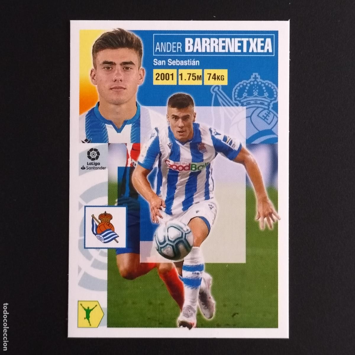 Cromos de F&uacute;tbol: N&ordm; 16 B BARRENETXEA REAL SOCIEDAD CROMOS LALIGA SANTANDER ESTE 2020 2021 20 21 LIGA PANINI