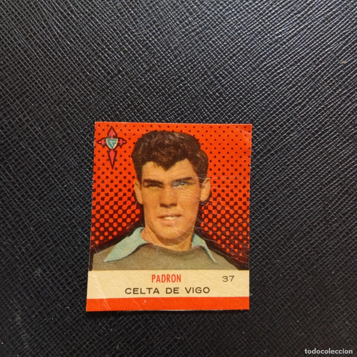 Cromos de F&uacute;tbol: 37 PADRON CELTA BRUGUERA CAMPEONES 1957 1958 CROMO FUTBOL 57 58 - DESPEGADO - A45 PG30