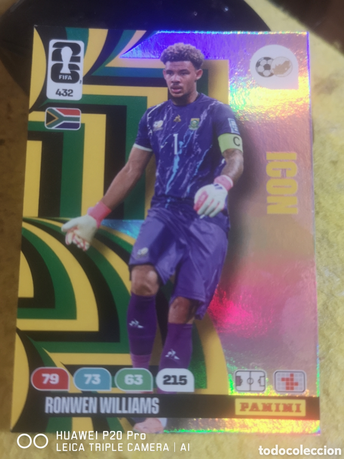 Cromos de F&uacute;tbol: ADRENALYN XL FIFA WORLD CUP 2026 ICON RONWEN WILLIAMS 432