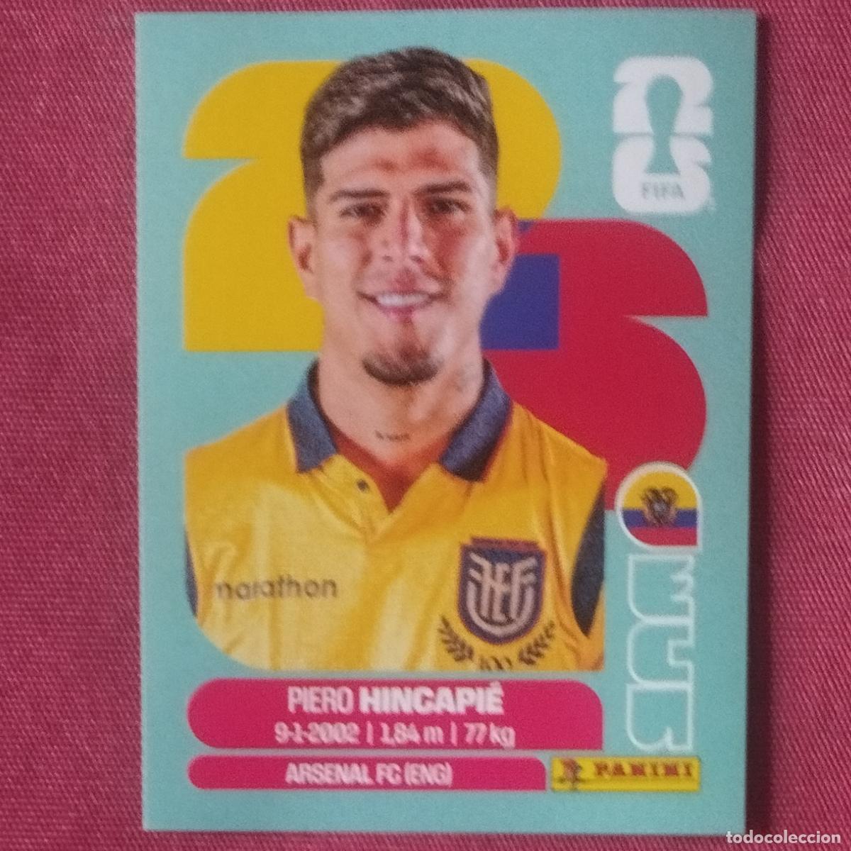 Cromos de F&uacute;tbol: PIERO HINCAPIE - ECUADOR - ECU 4 - MUNDIAL FUTBOL - FIFA WORLD CUP 2026