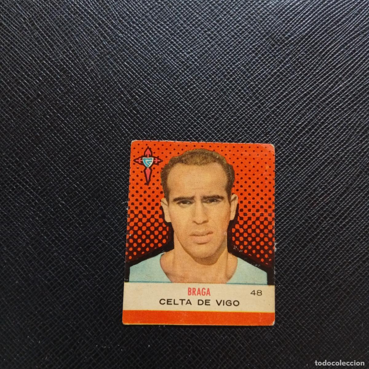 Cromos de Futebol: 48 BRAGA CELTA BRUGUERA CAMPEONES 1957 1958 CROMO FUTBOL 57 58 - DESPEGADO - A45 PG30