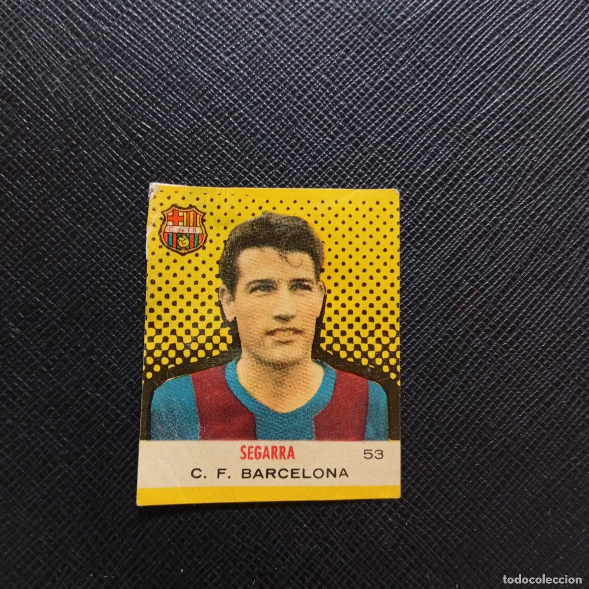 Cromos de F&uacute;tbol: 53 SEGARRA BARCELONA BRUGUERA CAMPEONES 1957 1958 CROMO FUTBOL 57 58 - DESPEGADO - A45 PG32