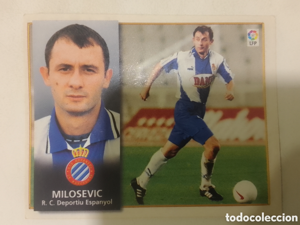 Cromos de F&uacute;tbol: Colecciones Este 98-99 Milosevic &bull; Espanyol.