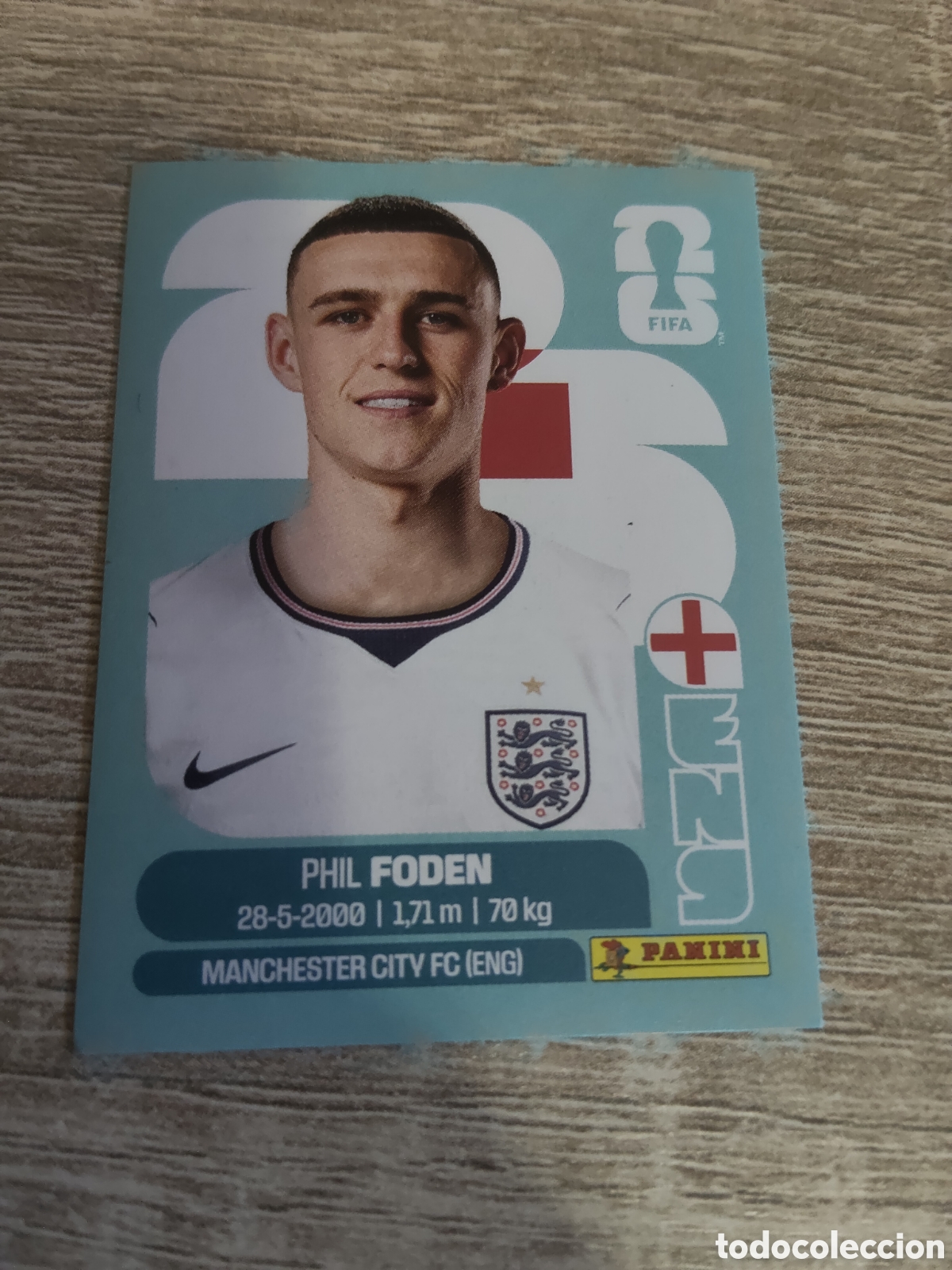 Cromos de F&uacute;tbol: Panini mundial 2026 ENG 16 Phil Foden Inglaterra