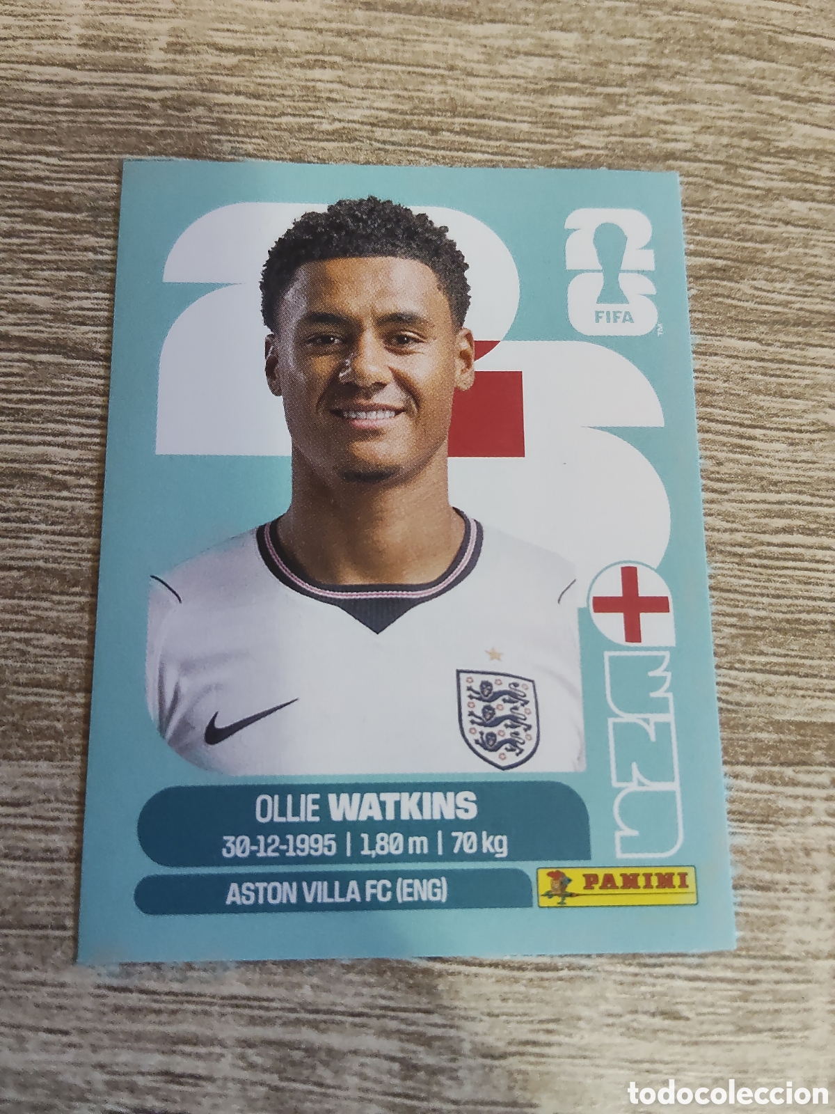 Cromos de F&uacute;tbol: Panini mundial 2026 ENG 20 Ollie Watkins Inglaterra