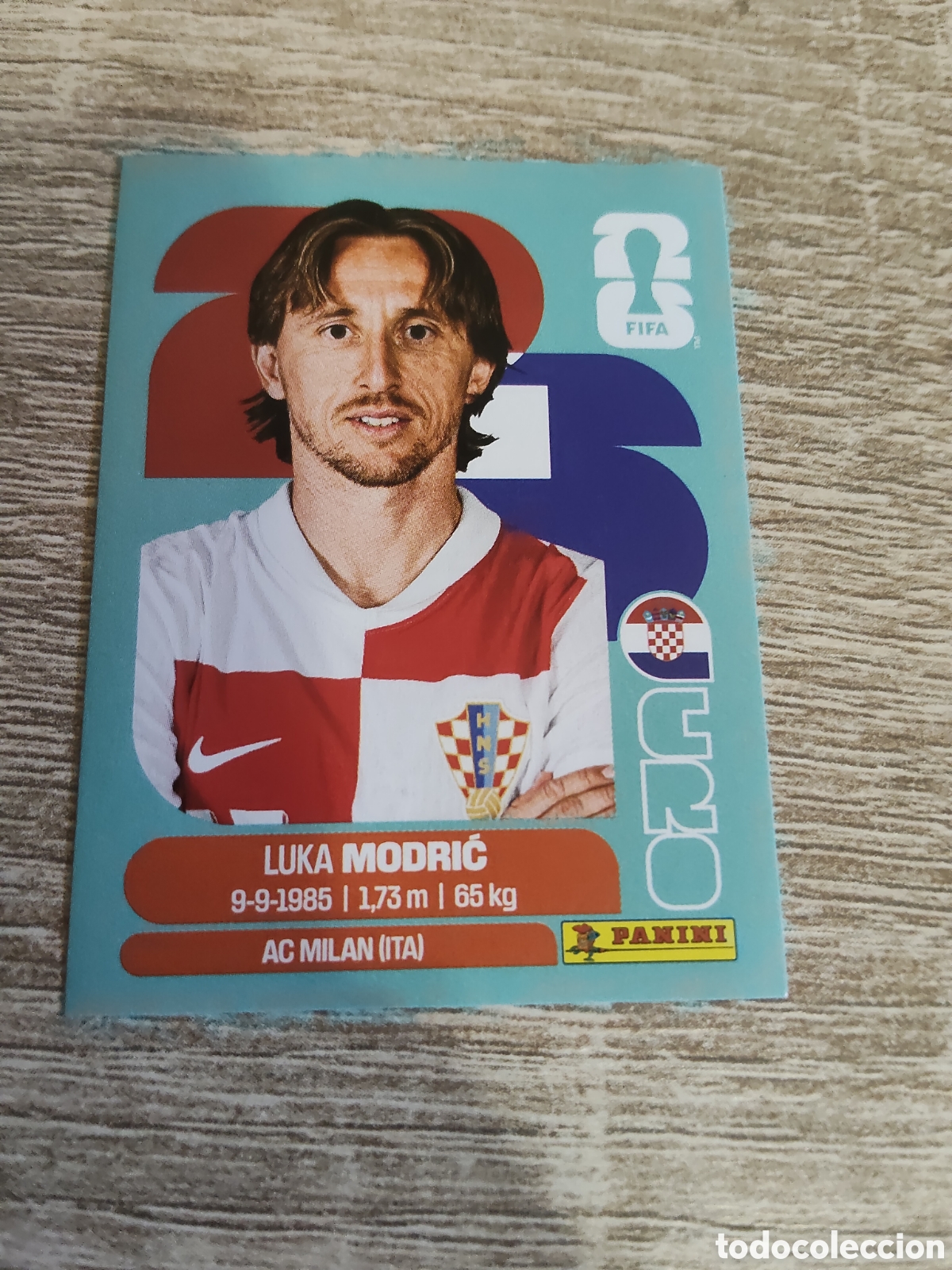 Cromos de F&uacute;tbol: Panini mundial 2026 CRO 8 Luka Modric Croacia