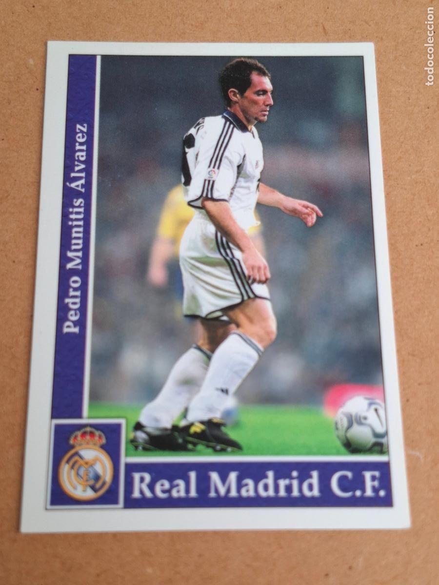 Cromos de F&uacute;tbol: MUNDICROMO 2001 2002 01 02 - 468 MUNITIS - REAL MADRID