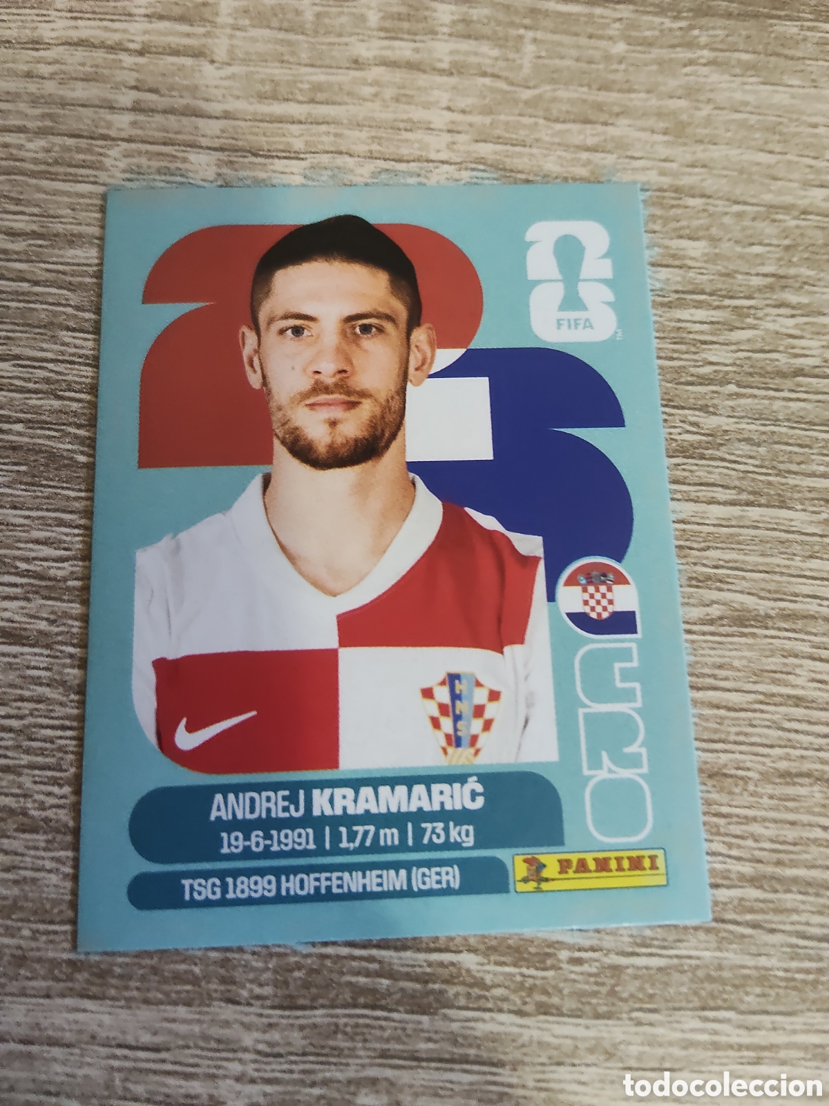 Cromos de F&uacute;tbol: Panini mundial 2026 CRO 19 Andrej Kramaric Croacia