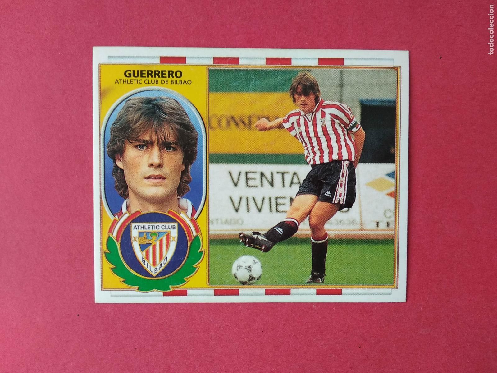 Cromos de F&uacute;tbol: EDICIONES ESTE LIGA 96 97 1996 1997 CROMO NUNCA PEGADO ATHLETIC DE BILBAO , JULEN GUERRERO