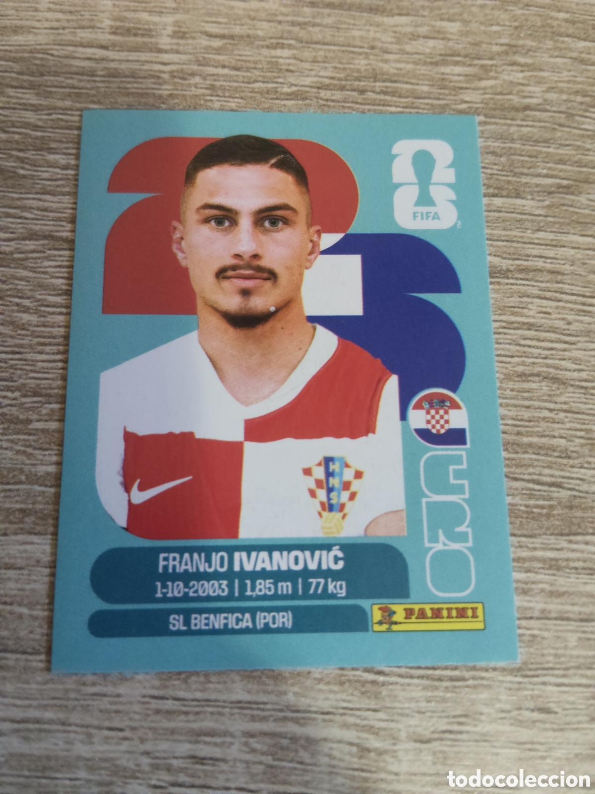 Cromos de F&uacute;tbol: Panini mundial 2026 CRO 20 Franjo Ivanovic Croacia