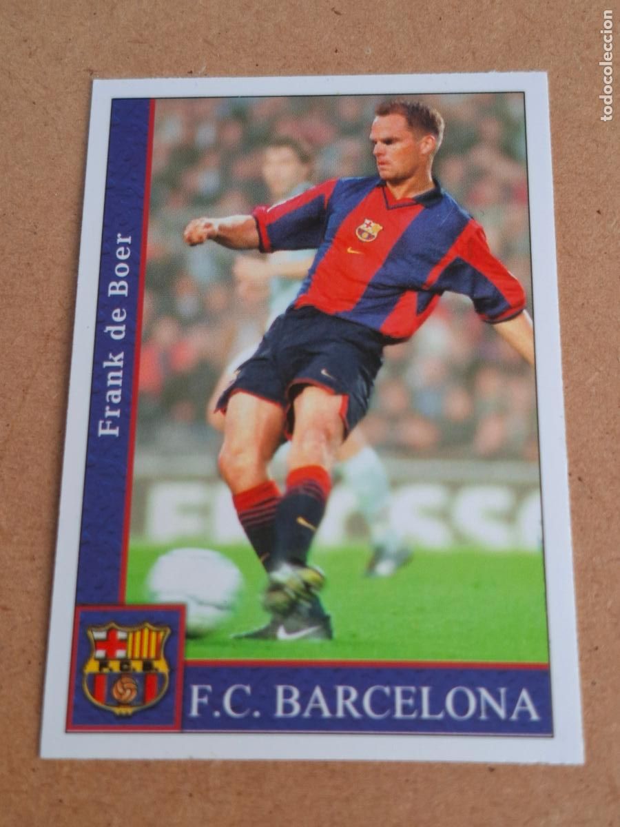 Cromos de F&uacute;tbol: MUNDICROMO 2001 2002 01 02 - 472 FRANK DE BOER - FC. BARCELONA