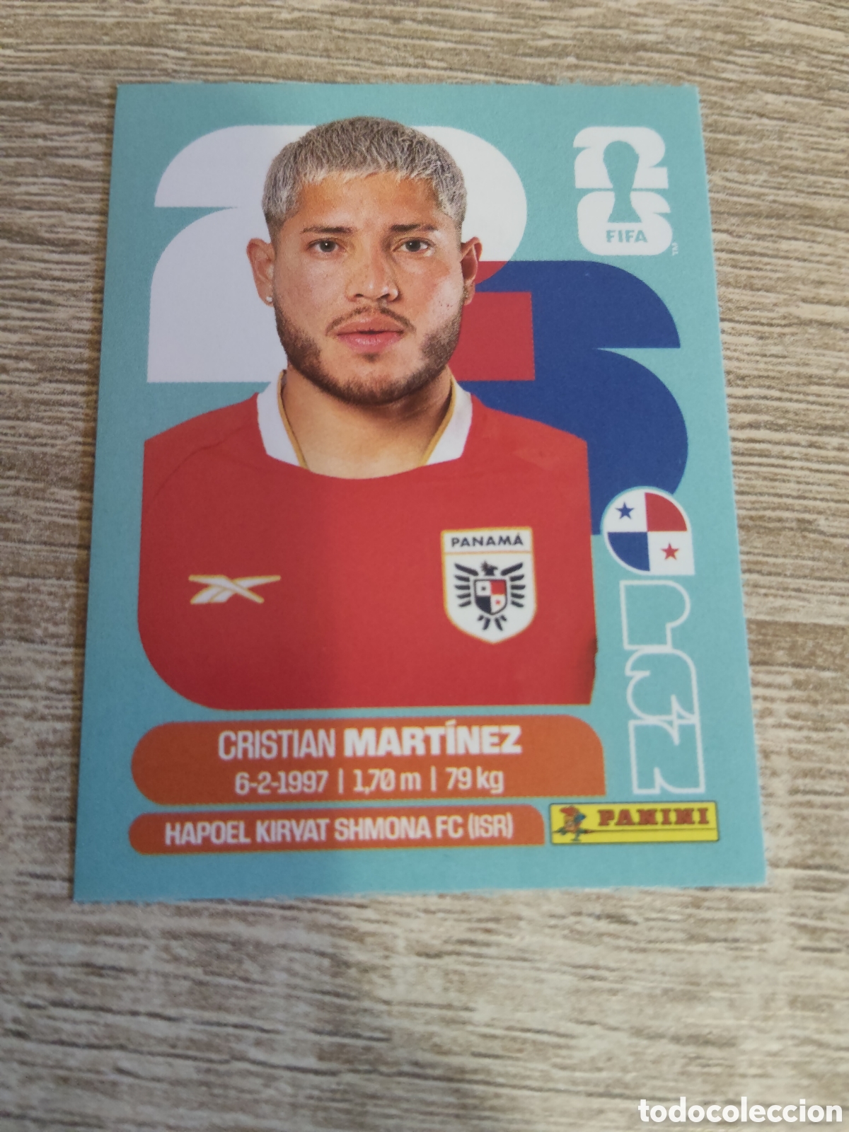 Cromos de Futebol: Panini mundial 2026 PAN 10 Cristian Mart&iacute;nez Panam&aacute;
