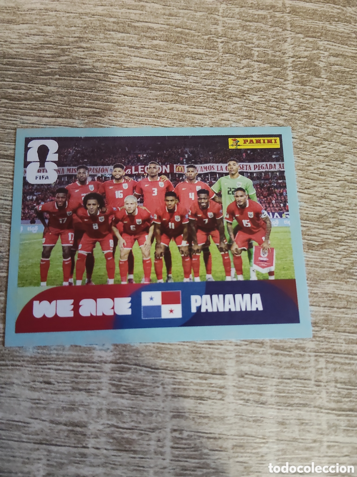 Cromos de F&uacute;tbol: Panini mundial 2026 PAN 13 alineaci&oacute;n Panam&aacute;