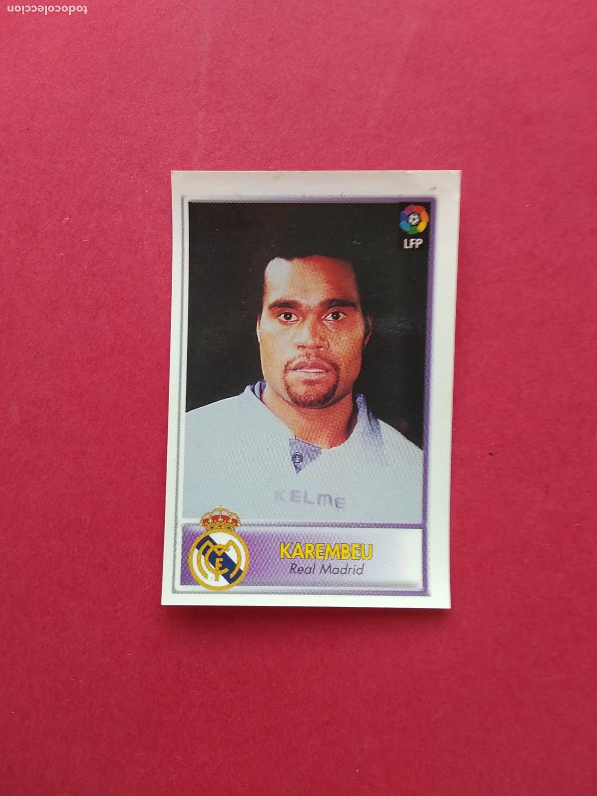 Cromos de F&uacute;tbol: BOLLYCAO FUTBOL LIGA 97 98 1997 1998 CROMO NUNCA PEGADO REAL MADRID N&ordm; 241 KAREMBEU