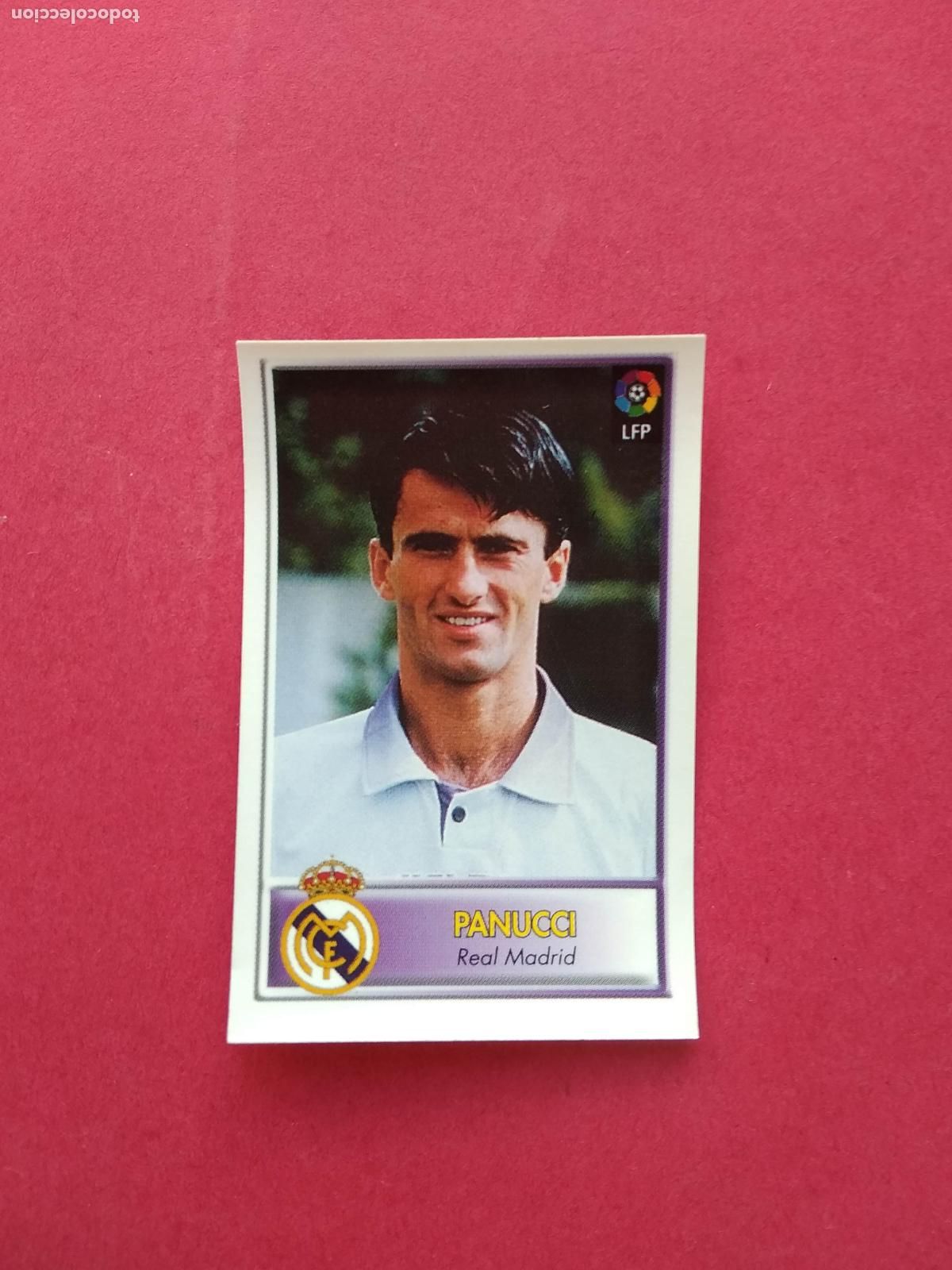 Cromos de F&uacute;tbol: BOLLYCAO FUTBOL LIGA 97 98 1997 1998 CROMO NUNCA PEGADO REAL MADRID N&ordm; 104 PANUCCI