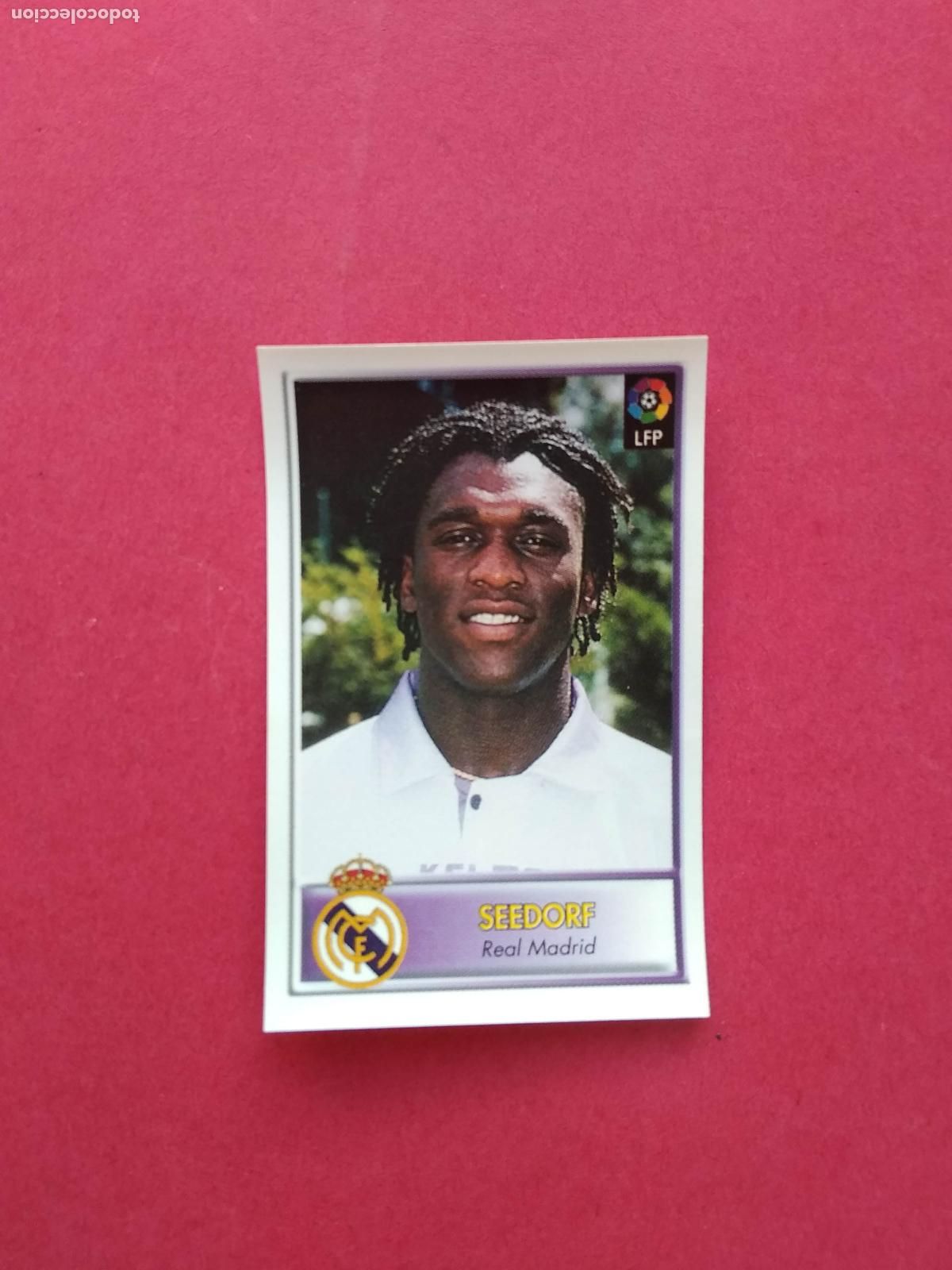 Cromos de F&uacute;tbol: BOLLYCAO FUTBOL LIGA 97 98 1997 1998 CROMO NUNCA PEGADO REAL MADRID N&ordm; 107 SEEDORF