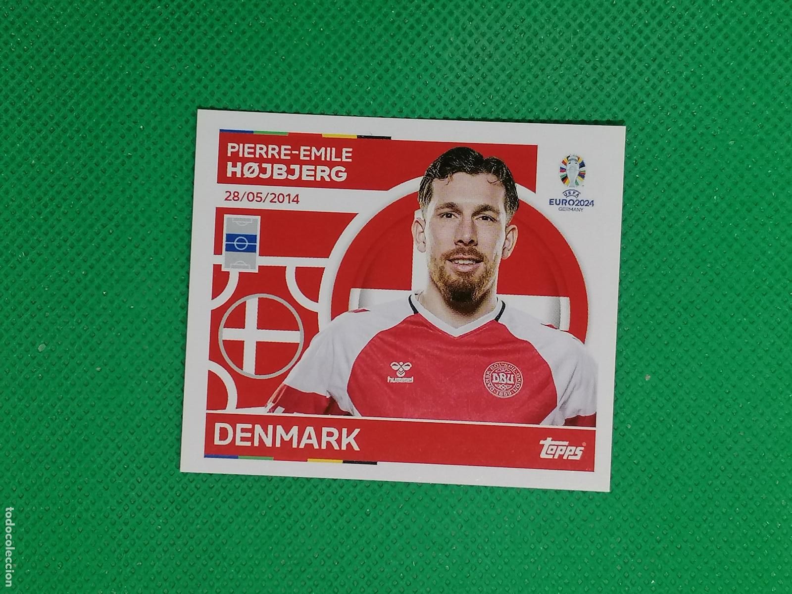Cromos de F&uacute;tbol: DEN 16 DEN16 PIERRE EMILE HOJBERG DINAMARCA ⚽ TOPPS EURO 2024 24 GERMANY STICKERS ⚽