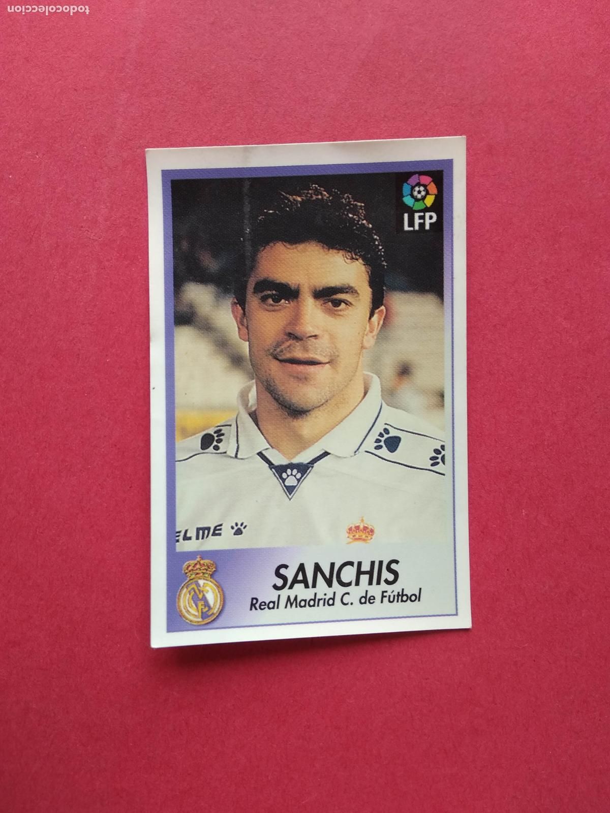 Cromos de F&uacute;tbol: BOLLYCAO FUTBOL LIGA 96 97 1996 1997 CROMO NUNCA PEGADO REAL MADRID N&ordm; 161 SANCHIS