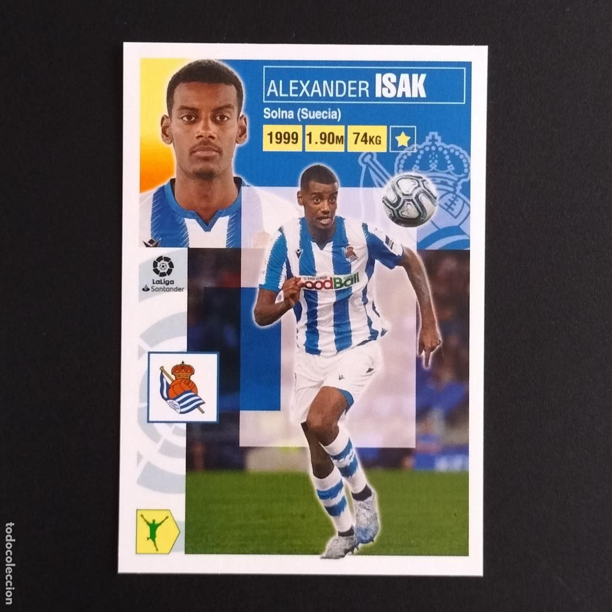 Cromos de F&uacute;tbol: N&ordm; 17 ALEXANDER ISAK REAL SOCIEDAD CROMOS LALIGA SANTANDER ESTE 2020 2021 20 21 LIGA PANINI