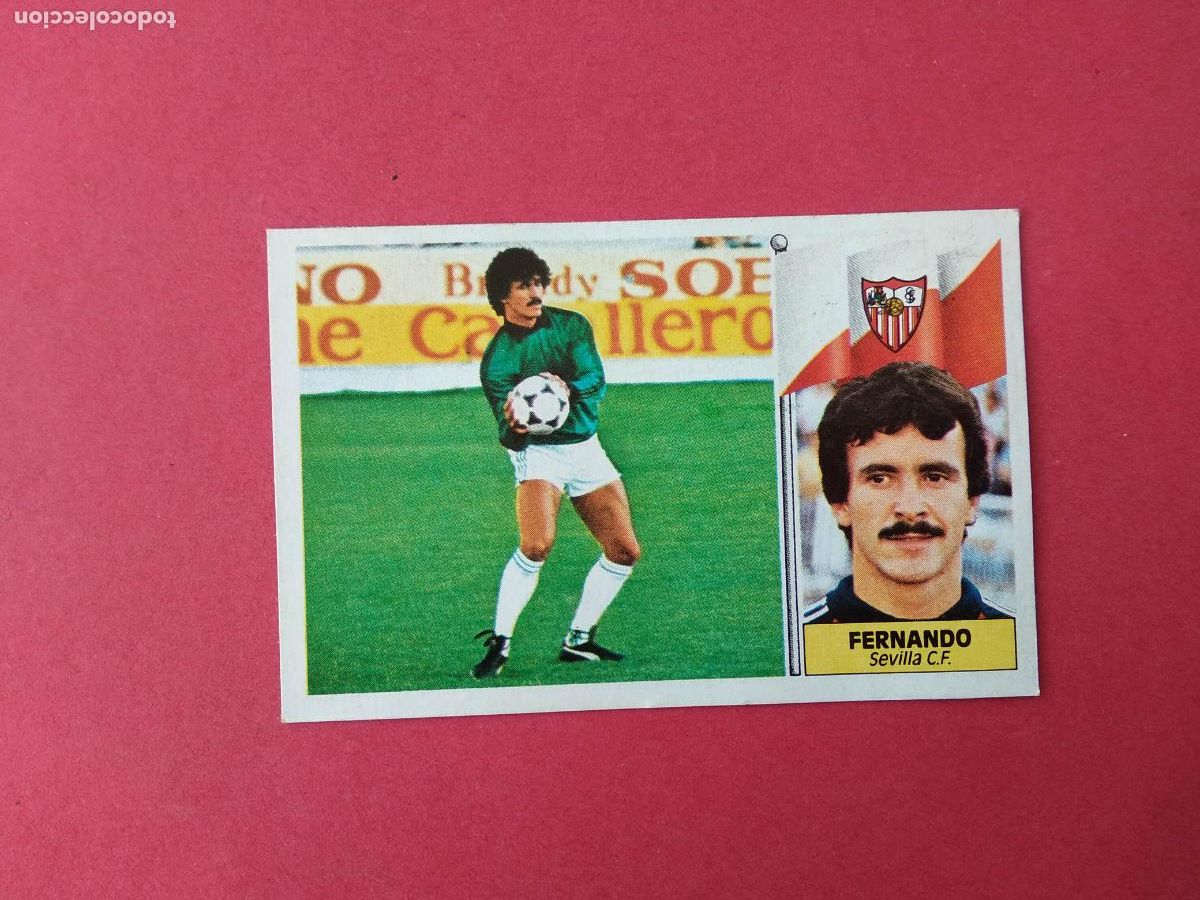 Cromos de F&uacute;tbol: CROMO EDICIONES ESTE 86 87 1986 1987 FICHAJE N&ordm; 2 FERNANDO , SEVILLA , DESPEGADO