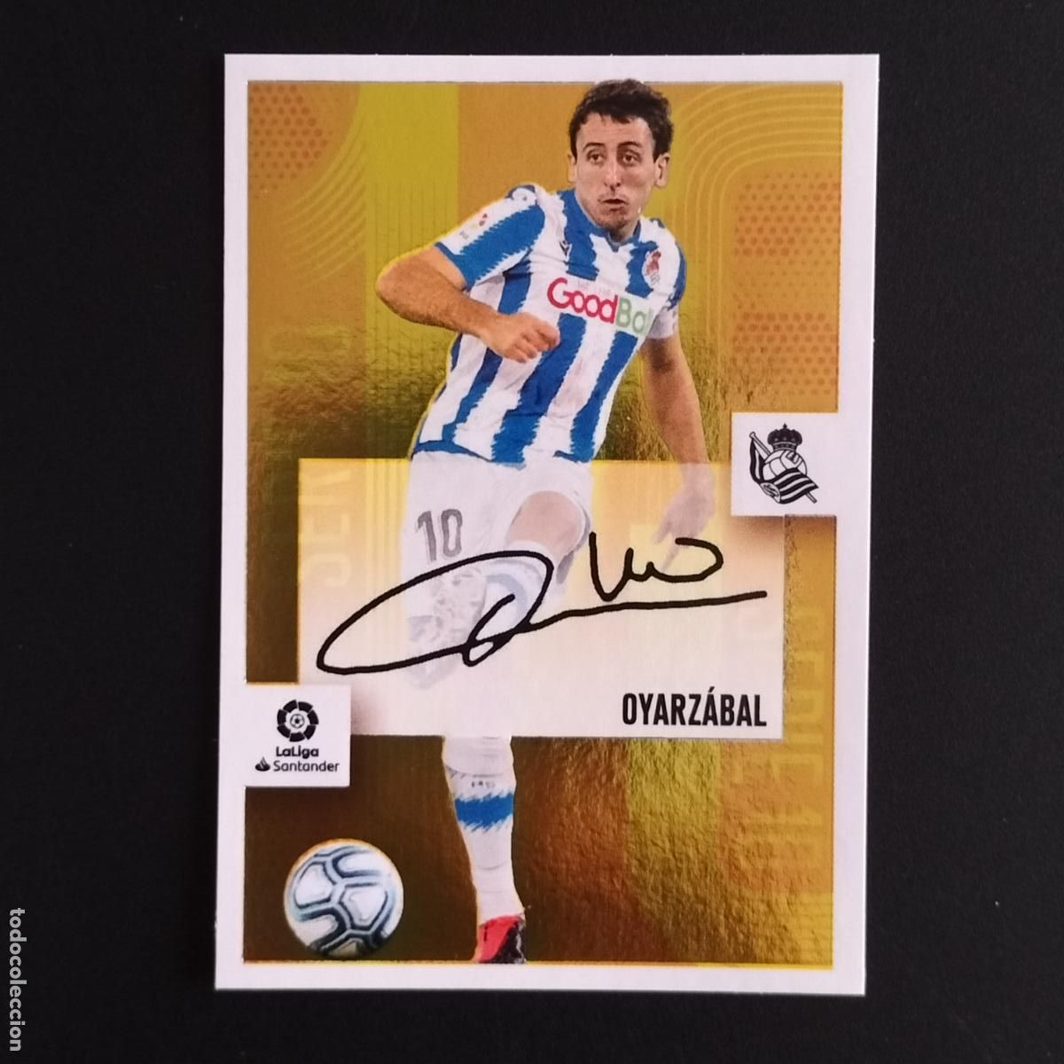 Cromos de F&uacute;tbol: N&ordm; 20 OYARZABAL AUTOGRAFO SERIE 10 REAL SOCIEDAD LALIGA SANTANDER ESTE 2020 2021 20 21 LIGA PANINI