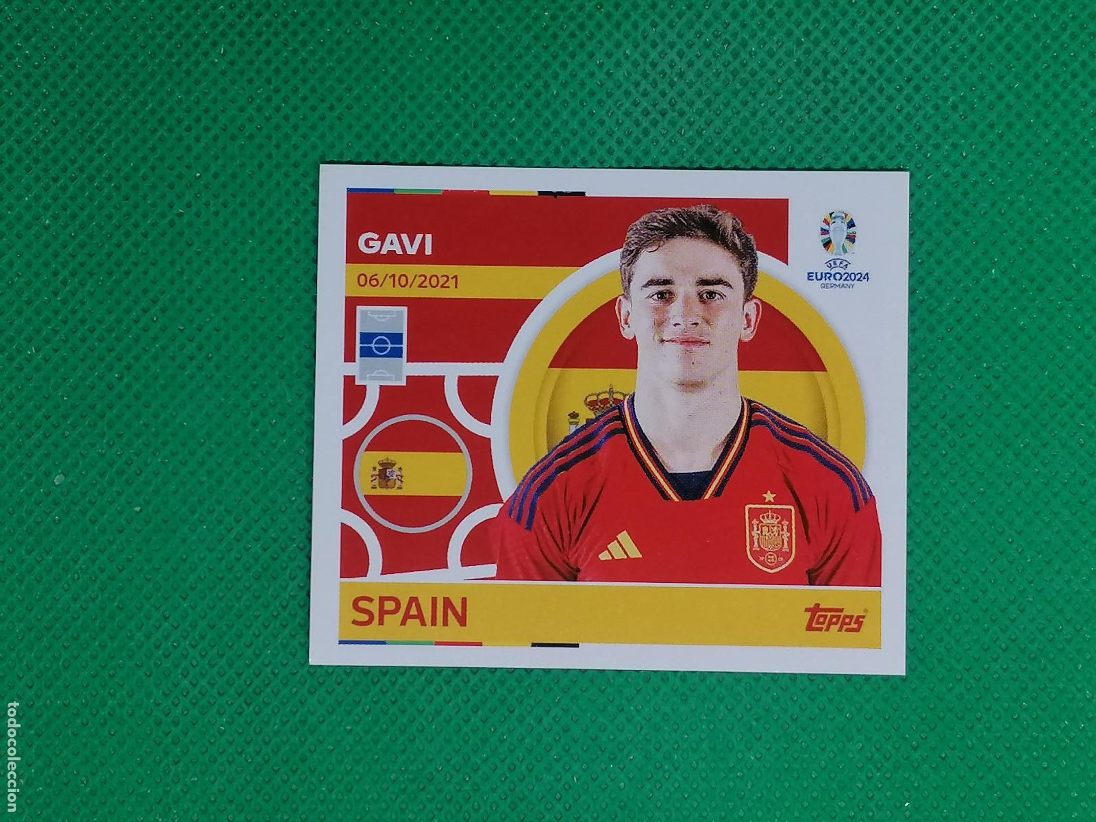 Cromos de F&uacute;tbol: ESP 11 ESP11 GAVI ESPA&Ntilde;A ⚽ TOPPS EURO 2024 24 GERMANY STICKERS ⚽