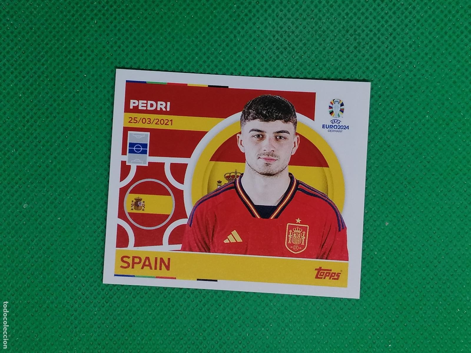 Cromos de F&uacute;tbol: ESP 12 ESP12 PEDRI ESPA&Ntilde;A ⚽ TOPPS EURO 2024 24 GERMANY STICKERS ⚽