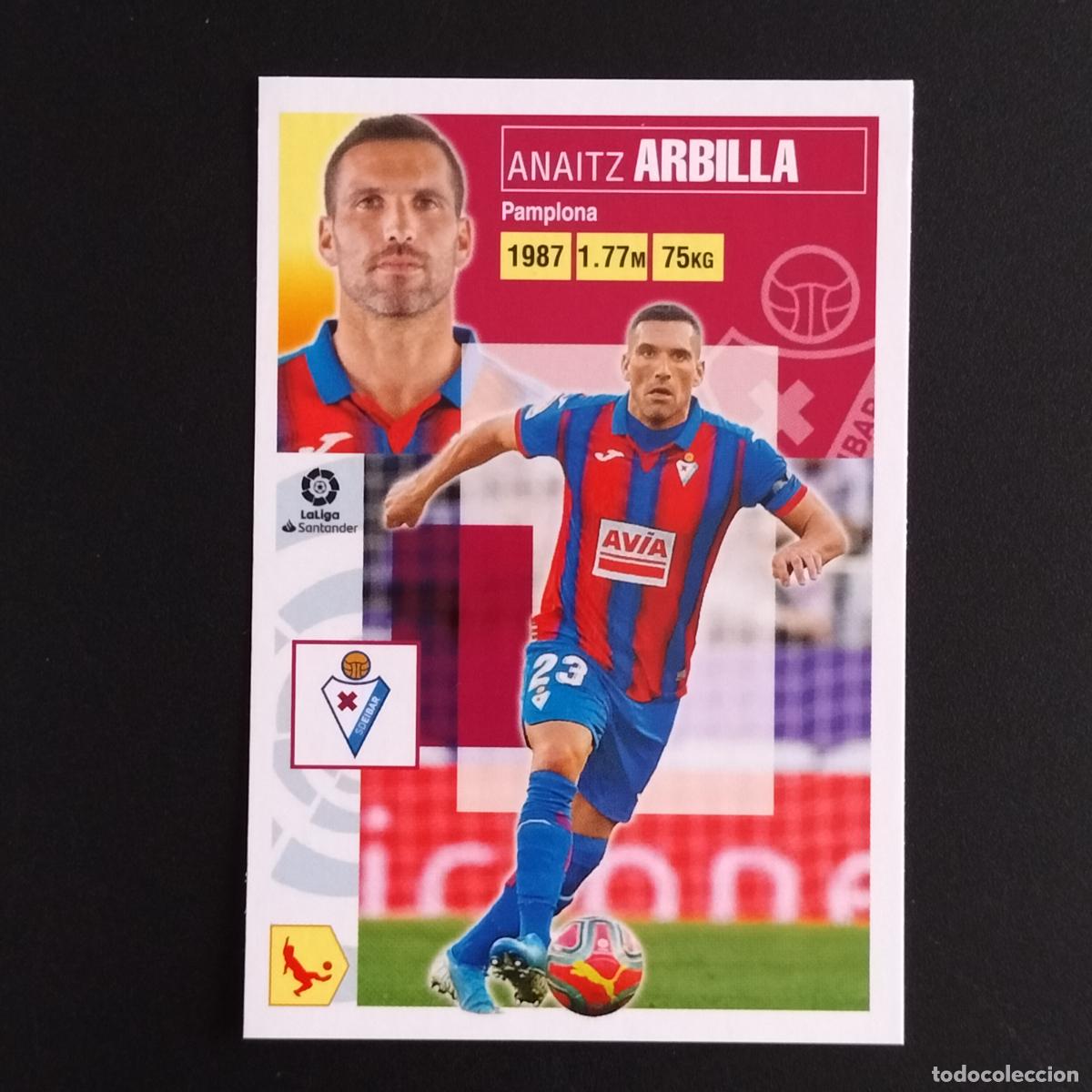 Cromos de F&uacute;tbol: N&ordm; 5 ARBILLA EIBAR CROMOS LALIGA SANTANDER ESTE 2020 2021 20 21 LIGA PANINI