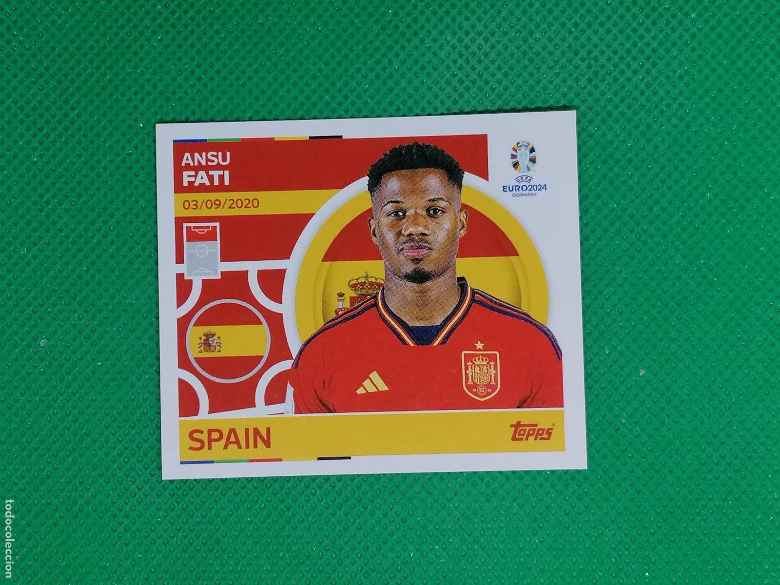 Cromos de F&uacute;tbol: ESP 20 ESP20 ANSU FATI ESPA&Ntilde;A ⚽ TOPPS EURO 2024 24 GERMANY STICKERS ⚽