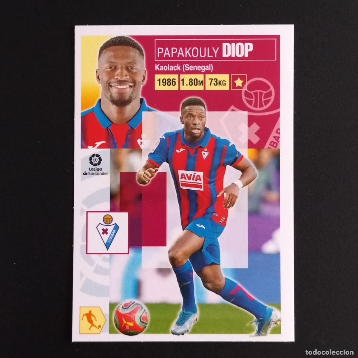 Cromos de F&uacute;tbol: N&ordm; 10 DIOP EIBAR CROMOS LALIGA SANTANDER ESTE 2020 2021 20 21 LIGA PANINI