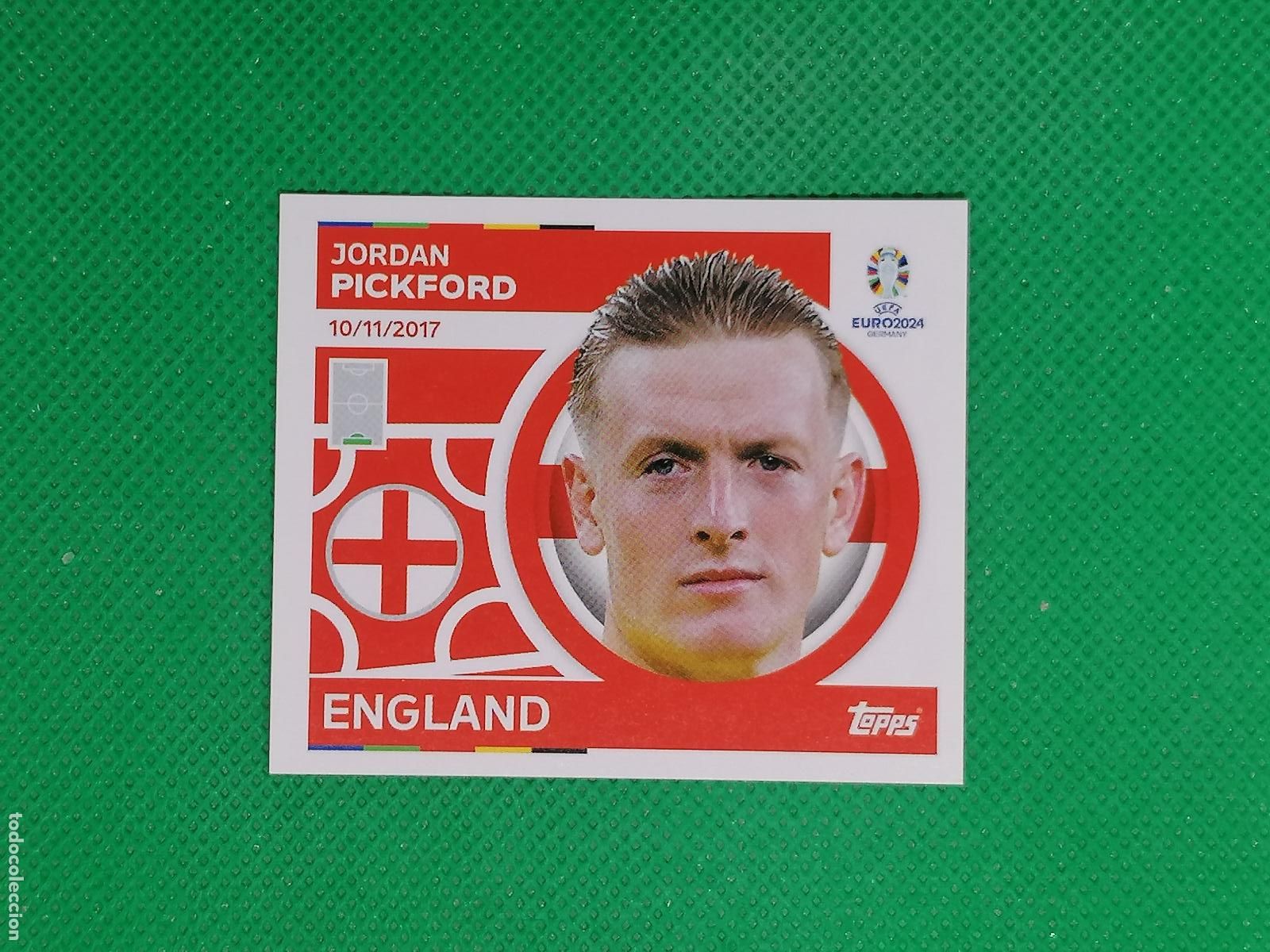 Cromos de F&uacute;tbol: ENG 4 ENG4 JORDAN PICKFORD INGLATERRA ⚽ TOPPS EURO 2024 24 GERMANY STICKERS ⚽