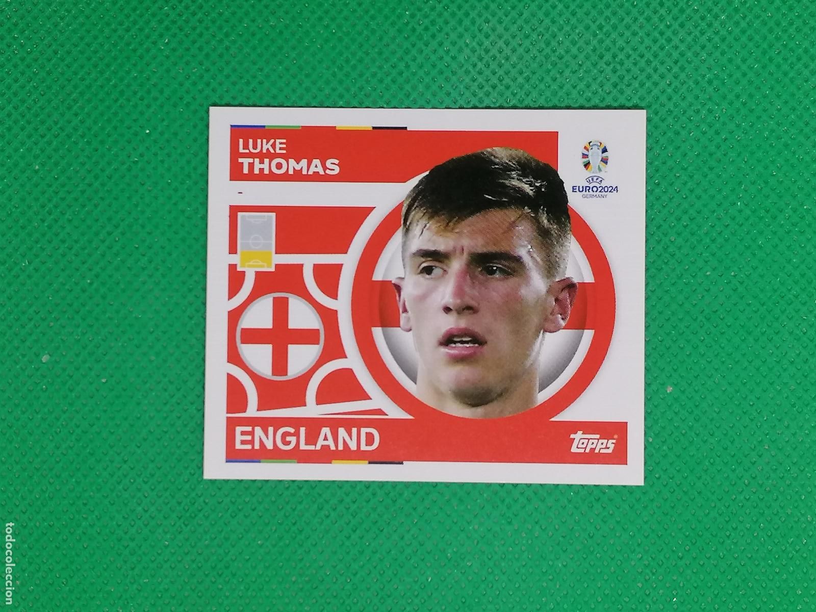 Cromos de F&uacute;tbol: ENG 5 ENG5 LUKE THOMAS INGLATERRA ⚽ TOPPS EURO 2024 24 GERMANY STICKERS ⚽