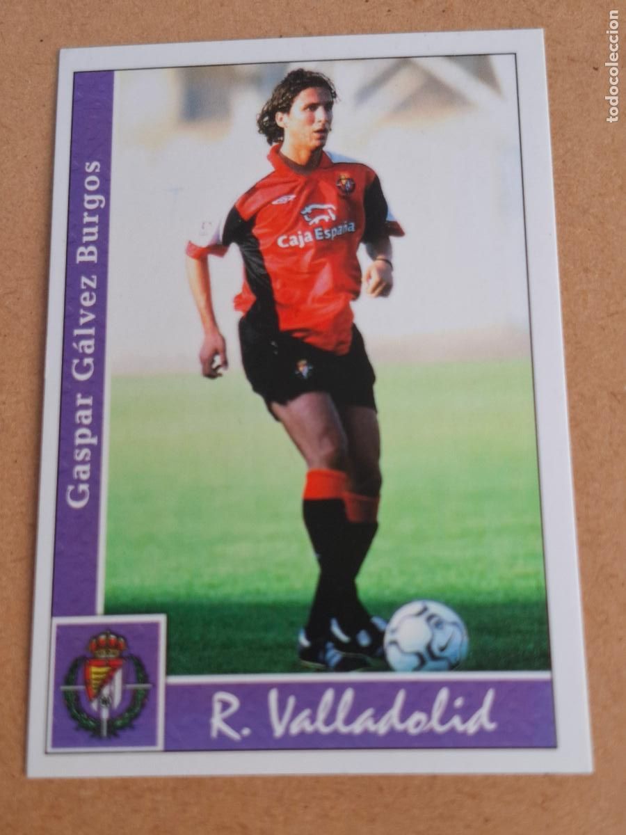 Cartes &agrave; collectionner de Football: MUNDICROMO 2001 2002 01 02 - 482 GASPAR - REAL VALLADOLID