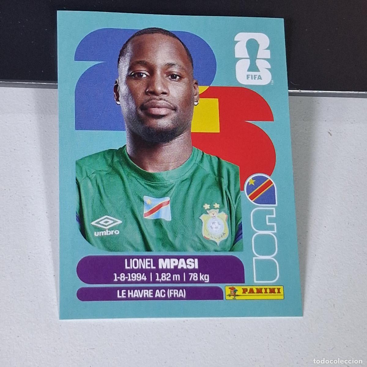 Cartes &agrave; collectionner de Football: B15 COD2 LIONEL MPASI 2 CONGO COD MUNDIAL FIFA WORLD CUP 2026 STICKER PANINI